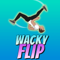 Wacky Flip is a ragdoll physics game where players control characters to perform backflips, pike twists, and extreme aerial tricks.